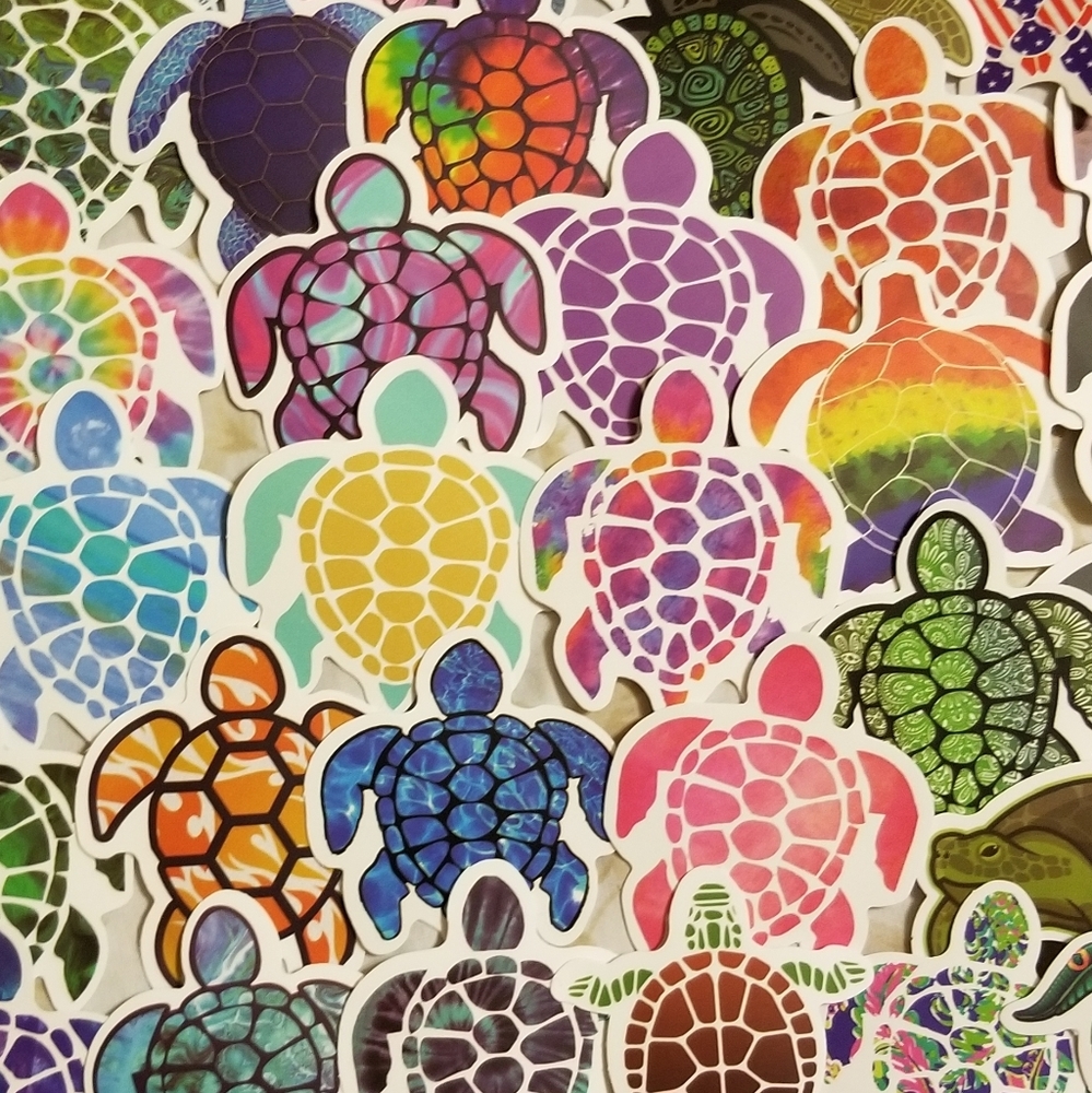 4 /$12 Sale Turtle Stickers